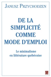 De la simplicité comme mode d'emploi