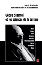 Georg Simmel et les sciences de culture