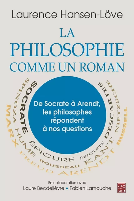 La philosophie comme un roman - Laurence Hansen-love - PUL Diffusion