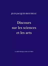 Discours sur les sciences et les arts