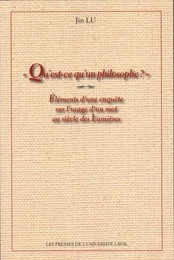 Qu’est-ce qu’un philosophe?