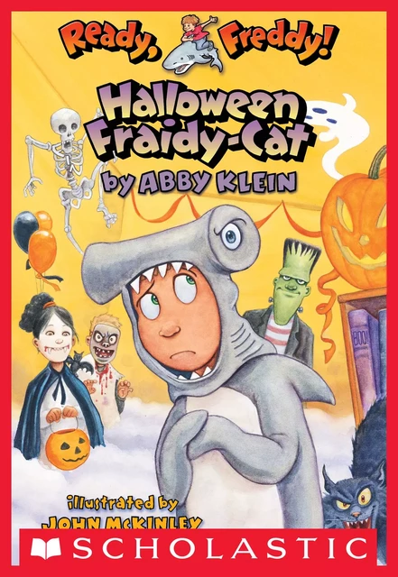 Halloween Fraidy Cat (Ready, Freddy! #8) - Abby Klein - Scholastic Inc.