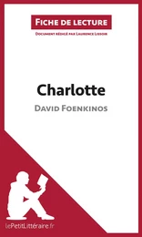 Charlotte de David Foenkinos (Fiche de lecture)