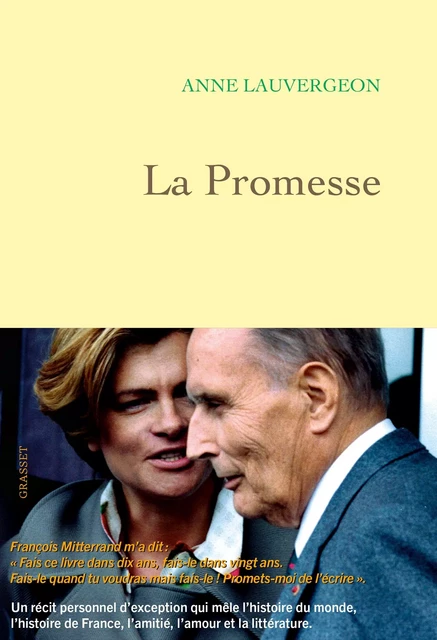 La promesse - Anne Lauvergeon - Grasset