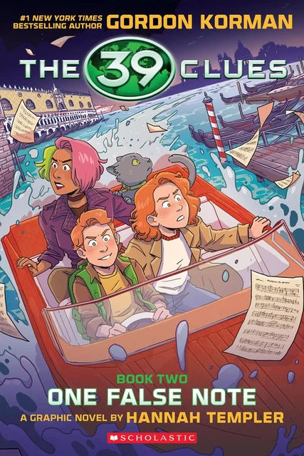 39 Clues: One False Note: A Graphic Novel (39 Clues Graphic Novel #2) - Gordon Korman - Scholastic Inc.