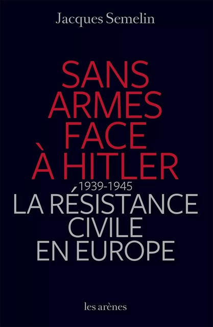 Sans armes face à Hitler - Jacques Sémelin - Groupe Margot