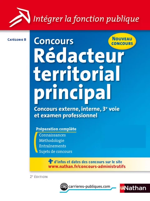 Concours Rédacteur territorial principal - Catégorie B - Intégrer la fonction publique - 2014 - Léonard Mango, Pascal Tuccinardi - Nathan