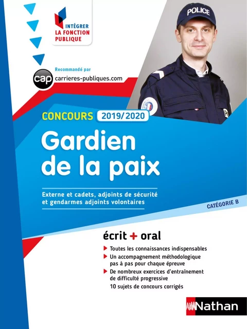 Concours Gardien de la paix - Catégorie B - Intégrer la fonction publique - 2019/2020 - Morad Mekbel, Loïc Valentin - Nathan