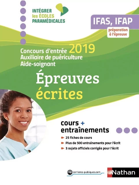 Concours d'entrée AS/AP - Ecrit - 2019 - Christophe Ragot, Élisabeth Simonin - Nathan