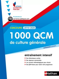 1000 QCM de culture générale - Catégorie A, B et C - Intégrer la fonction publique - 2019/2020