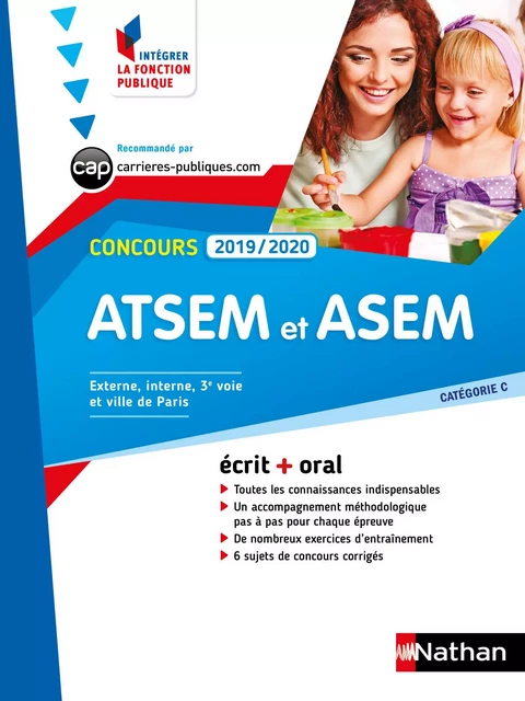 Concours ATSEM et ASEM - catégorie C - Intégrer la fonction publique - 2019/2020 - Louisa Rebih - Nathan