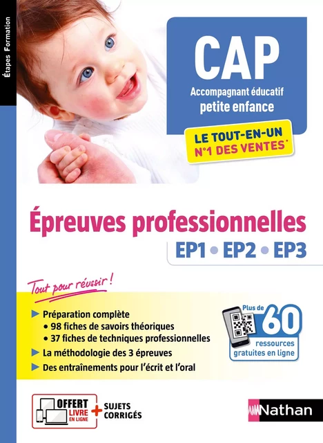 CAP accompagnant éducatif petite enfance - Le tout-en-un - EPR EP1 EP2 EP3 - EPUB 2021 - Louisa Rebih - Nathan