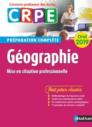 Géographie - oral 2019 - Préparation complète - CRPE