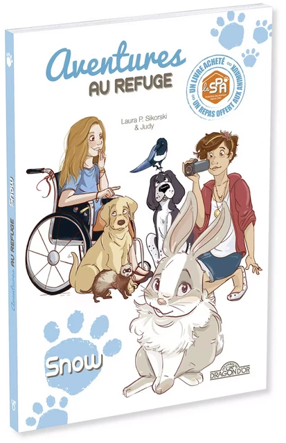 S.P.A. - Aventures au refuge – Snow – Lecture enfant lapin adoption animal – Dès 7 ans - Laura P. Sikorski - edi8