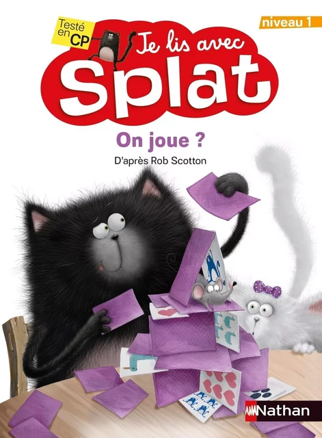 On joue - Je lis avec Splat - CP Niveau 1 - Dès 6 ans - Rob Scotton - Nathan