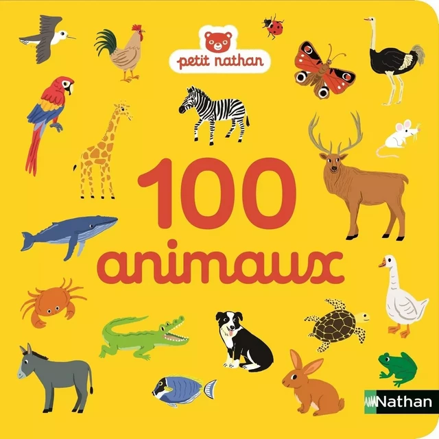 100 animaux - imagier - dès 10 mois -  - Nathan