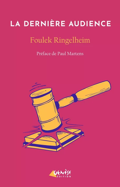 La dernière audience et autres récits - Foulek Ringelheim - Numérique