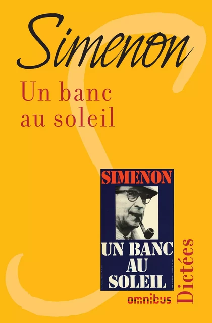 Un banc au soleil - Georges Simenon - Place des éditeurs