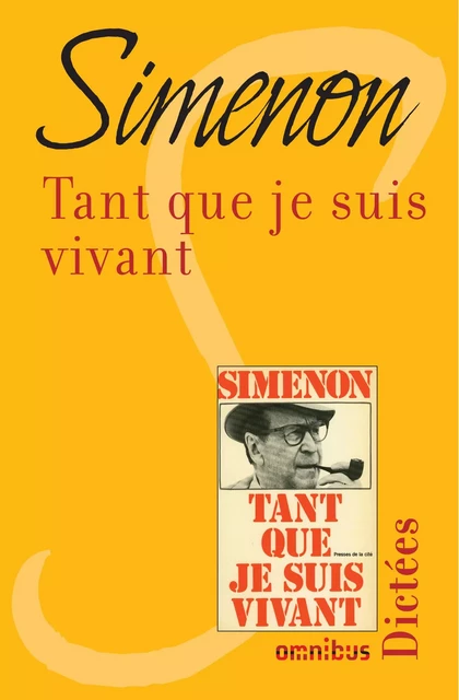 Tant que je suis vivant - Georges Simenon - Place des éditeurs