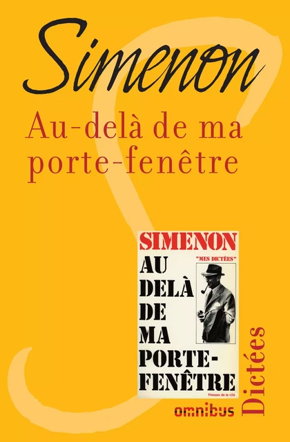 Au-delà de ma porte-fenêtre - Georges Simenon - Place des éditeurs