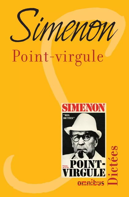 Point-virgule - Georges Simenon - Place des éditeurs