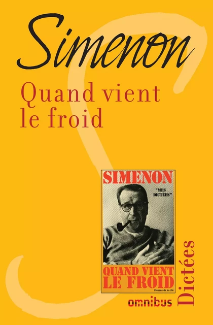 Quand vient le froid - Georges Simenon - Place des éditeurs