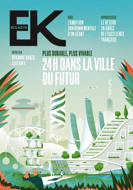 Eco Keys - N° 3 Plus durable, plus vivable, 24h dans la ville du futur -  Collectif - Telemaque