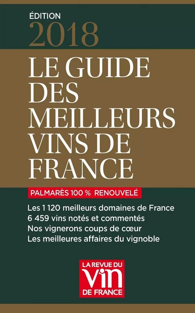 Guide des meilleurs vins de France 2018 -  Collectif - La revue vin France media pub