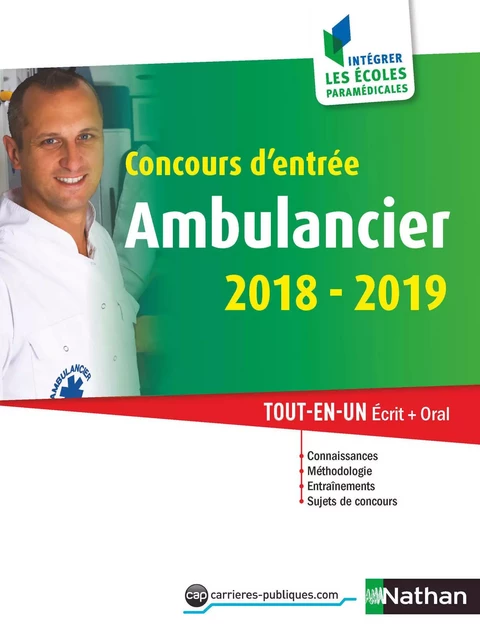 Concours d'entrée Ambulancier - 2019 - Annie Godrie, Louisa Rebih, Élisabeth Simonin - Nathan