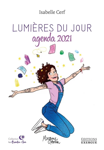 Lumières du jour agenda 2021 - Isabelle Cerf - Courrier du livre