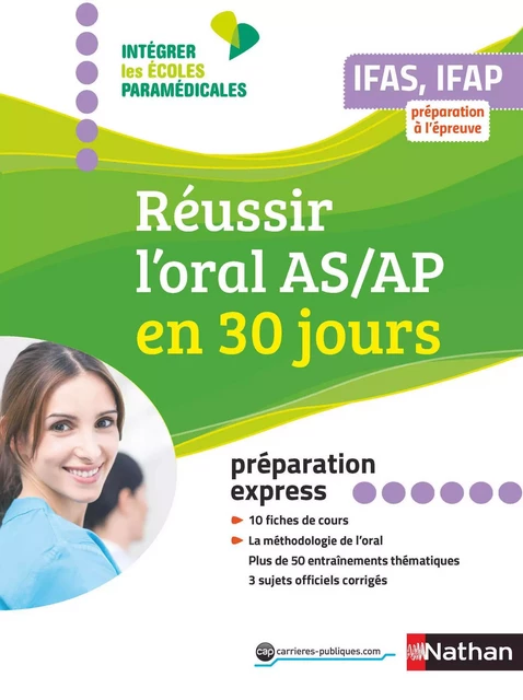 Réussir l'oral AS/AP en 30 jours - 2019 - Louisa Rebih - Nathan