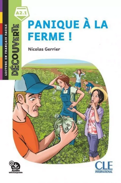 Panique à la ferme - Niveau A2.1 - Lecture Découverte - Ebook - Nicolas Gerrier - Nathan