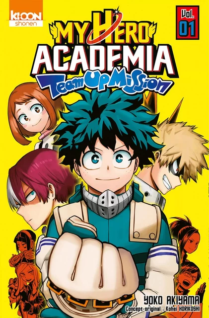 My Hero Academia Team-up Mission T01 - Tome 1 - Kohei Horikoshi, Yoko Akiyama - AC média