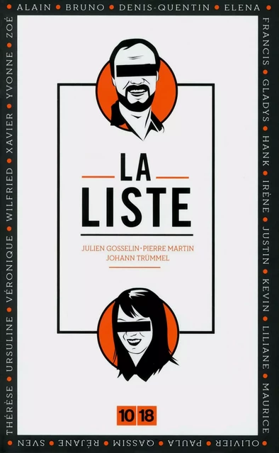 La Liste - Julien Gosselin, Pierre Martin, Johann Trümmel - Univers Poche