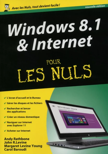 Windows 8.1 et Internet, Mégapoche pour les Nuls - Andy RATHBONE, John R. LEVINE - edi8