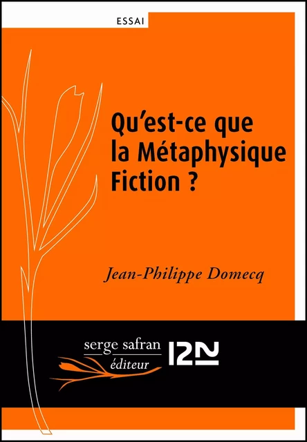 Qu'est-ce que la métaphysique fiction ? - Jean-Philippe Domecq - Univers Poche