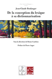 De la conception du lexique à sa dictionnarisation