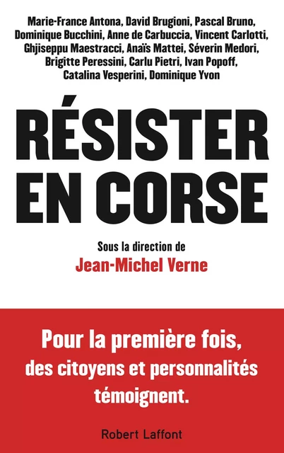 Résister en Corse -  Collectif - Groupe Robert Laffont