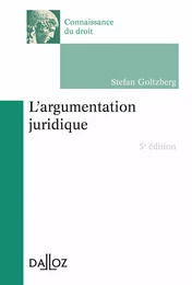 L'argumentation juridique 5ed