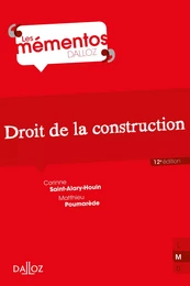 Droit de la construction. 12e éd.