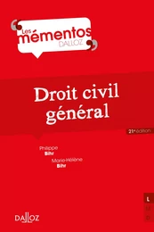 Droit civil général. 21e éd.