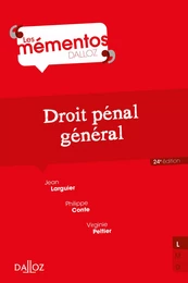 Droit pénal général 24ed