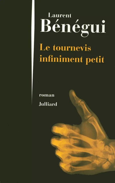 Le tournevis infiniment petit - Laurent Bénégui - Groupe Robert Laffont