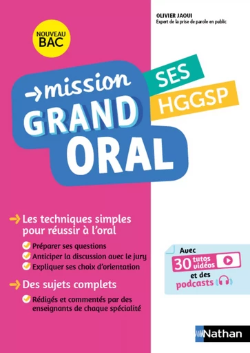 Mission Grand oral - SES / HGGSP - Terminale - Bac 2025 - Epreuve finale Tle Grand oral - EPUB - Nicolas Coppens, Olivier Jaoui, Etienne Scharr, Garance Ouazine - Nathan