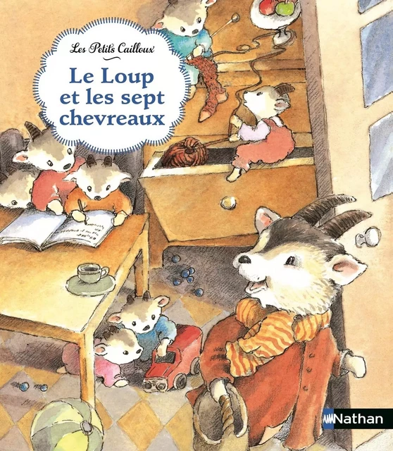 Le loup et les sept chevreaux -  - Nathan