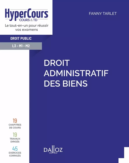 Droit administratif des biens - Fanny Tarlet - Groupe Lefebvre Dalloz