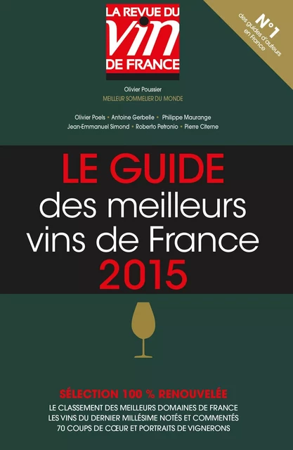 Le guide des meilleurs vins de France 2015 (vert) -  Collectif - La revue vin France media pub