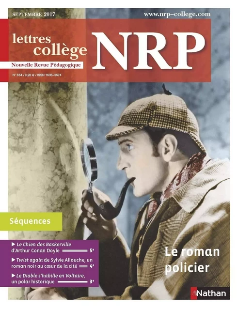 NRP Numérique - Le roman policier - septembre 2017 (format PDF) -  Collectif - Nathan