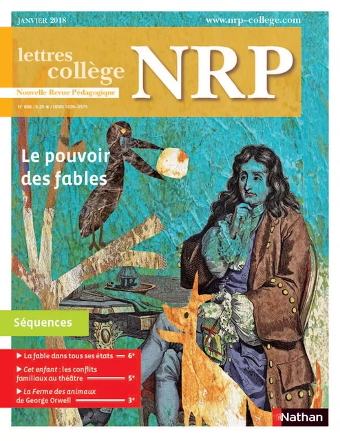 NRP Collège - Le pouvoir des fables - Janvier 2018 (Format PDF) -  Collectif - Nathan