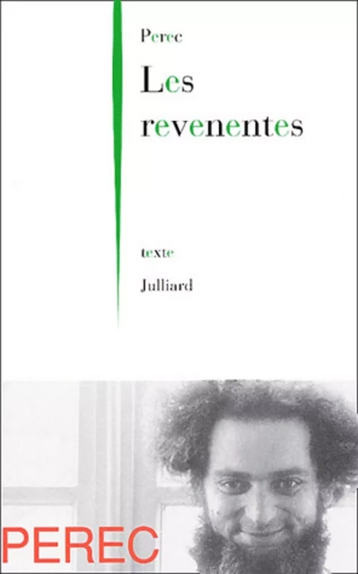 Les Revenentes - Georges Perec - Groupe Robert Laffont